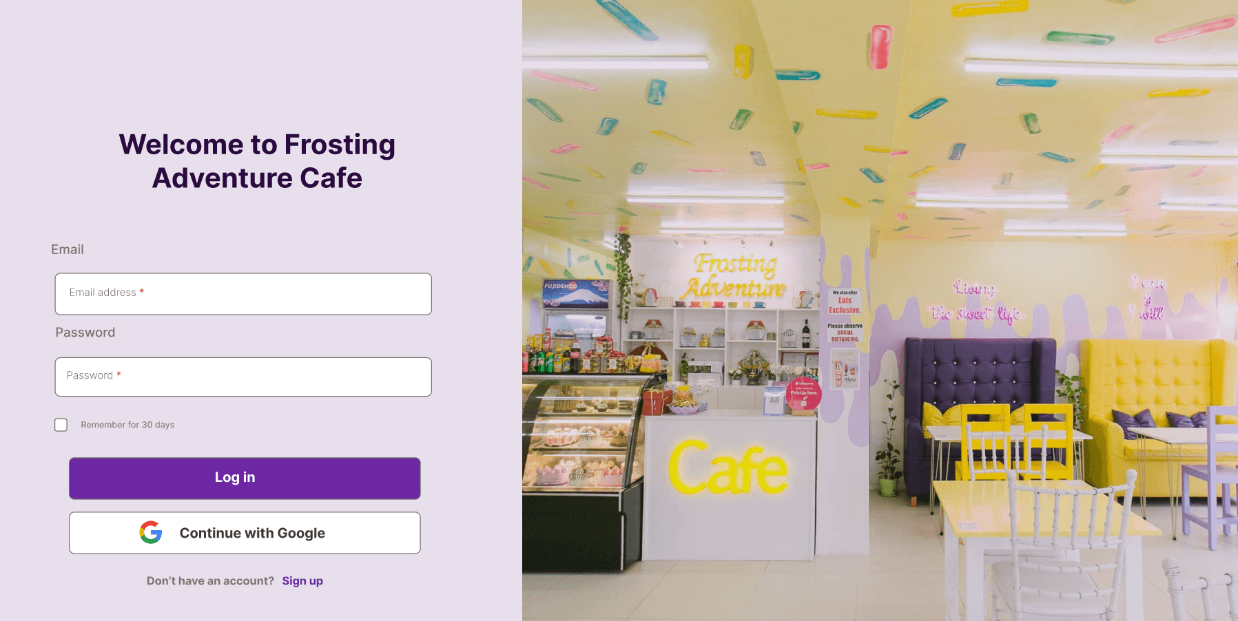 Frosting Adventure Cafe