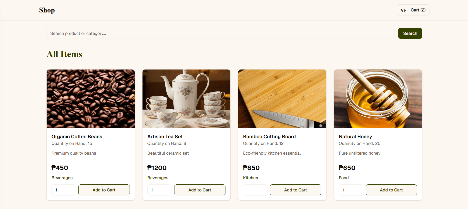 Online Shopping (E-Commerce)